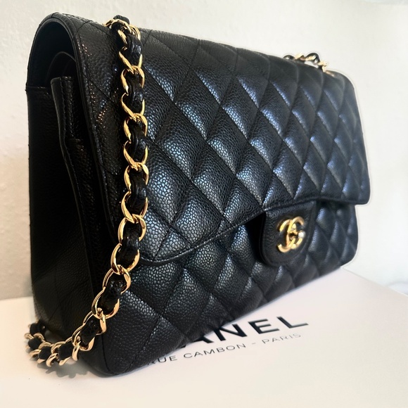 Chanel large classic double flap handbag - Picture 8 of 11